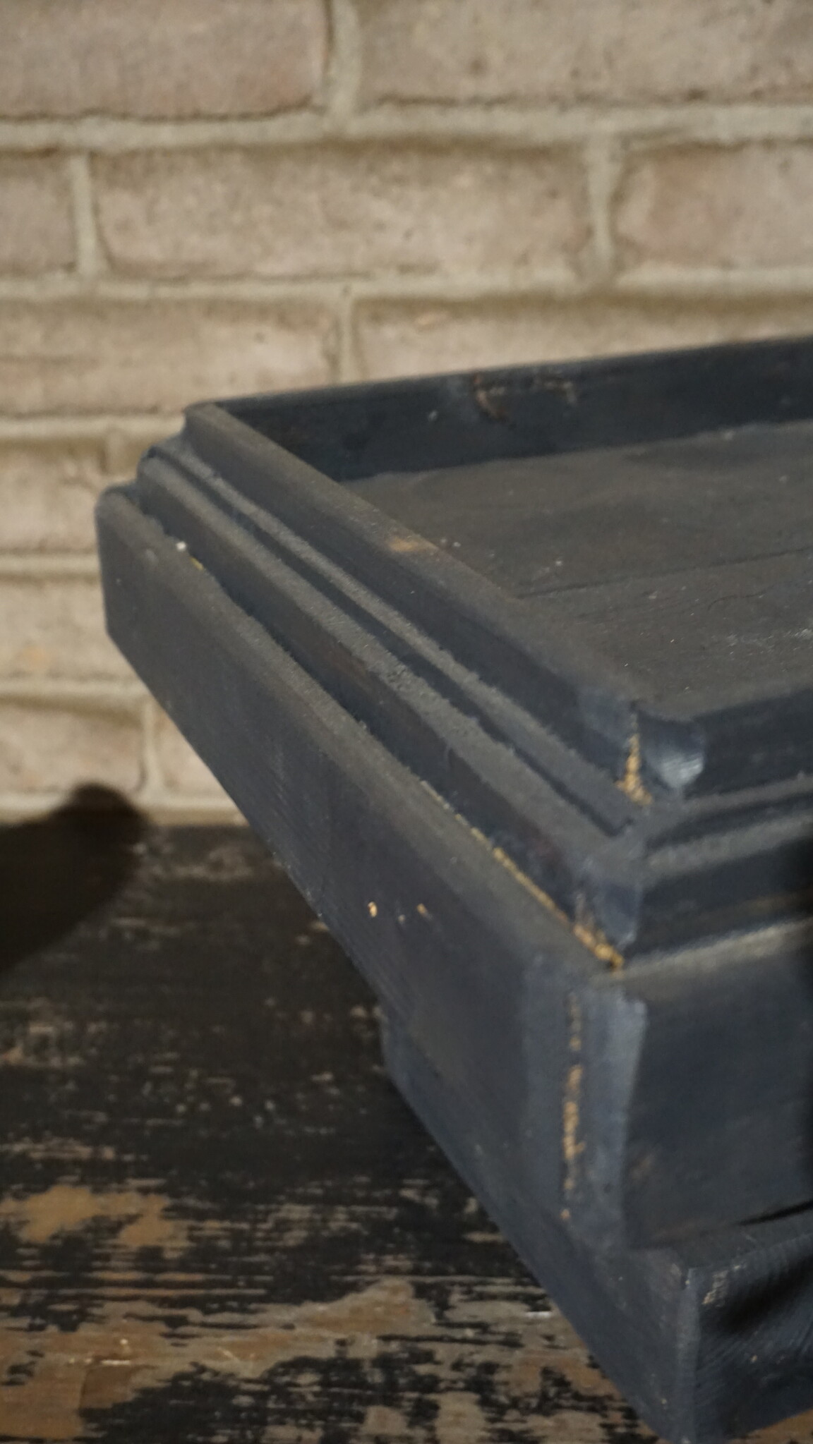 Rene Houtman Houten Tray Op Voet | Vierkant