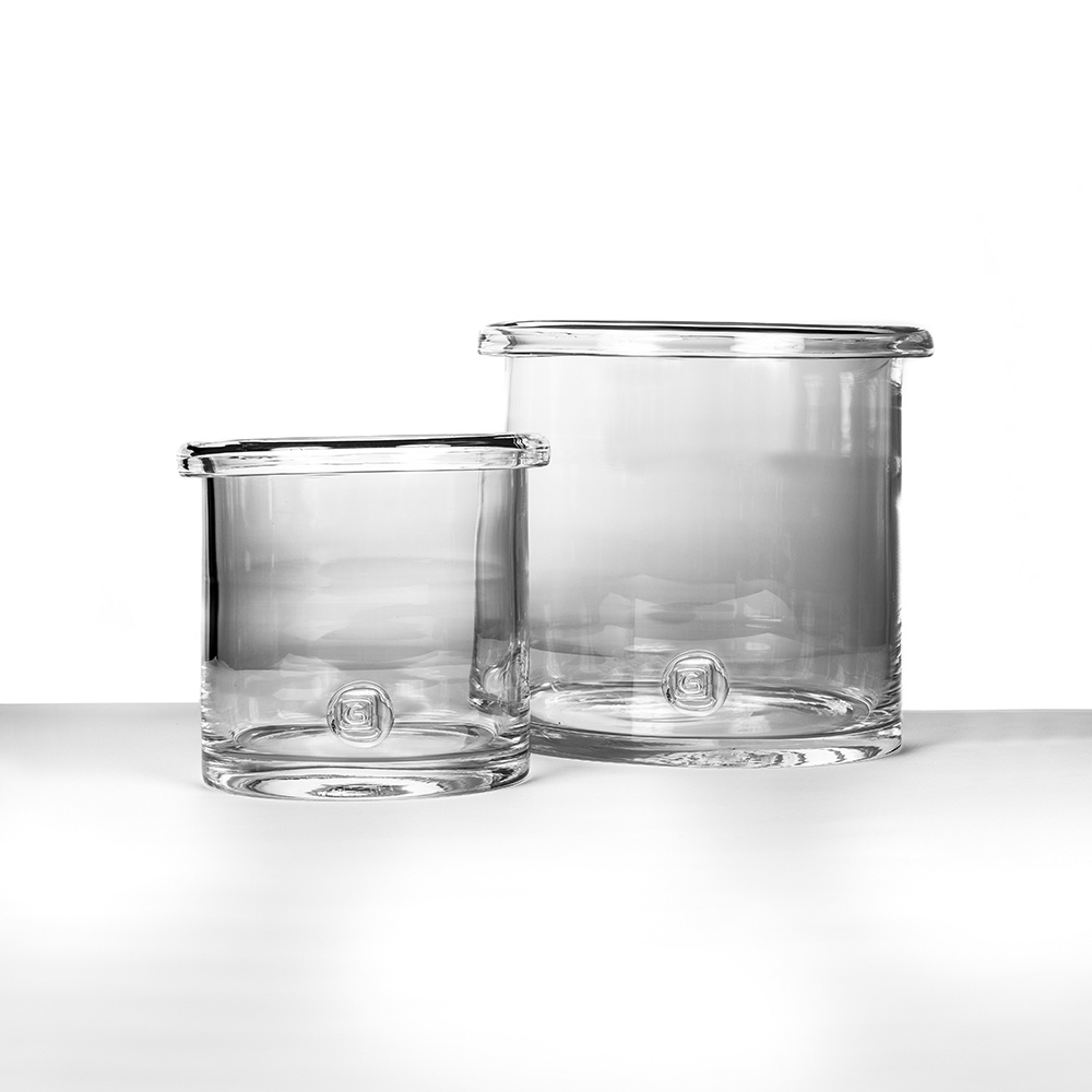 Rene Houtman Windlicht | Large | Helder Glas | H28 x Ø32 cm