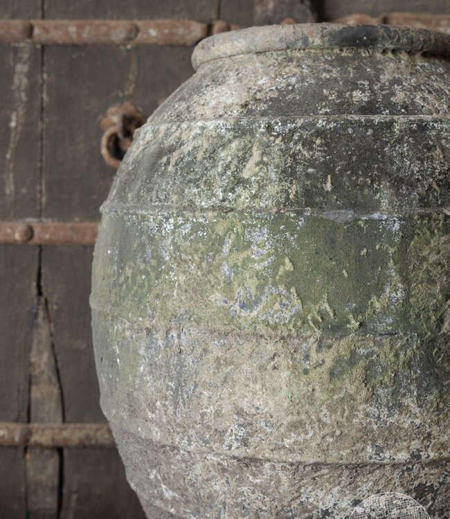 Be-Uniq Verweerde Oude Kruik | Indonesië | Nr 2 | H54xD44 cm