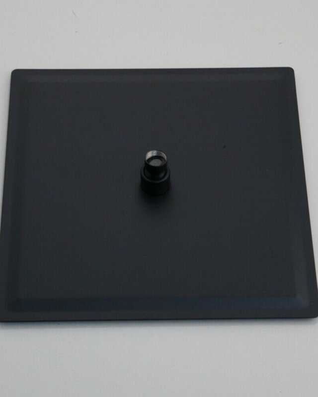 Rene Houtman Douchekop | Zwart | Vierkant | 20 x 20 cm