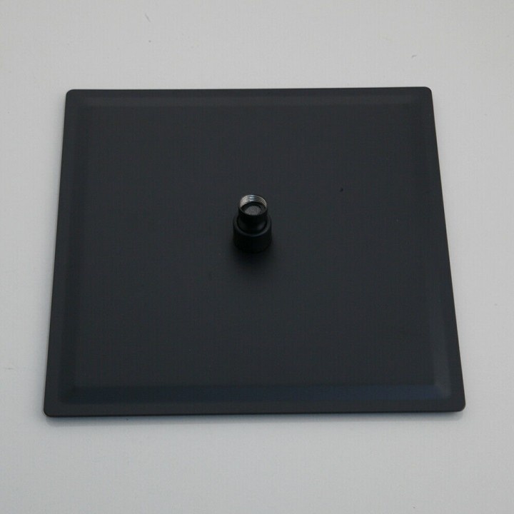 Rene Houtman Douchekop | Zwart | Vierkant | 20 x 20 cm