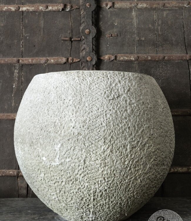 Be-Uniq Oude Verweerde Kruik | Indonesië | H50 x D55 cm
