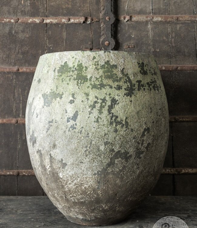 Be-Uniq Oude Verweerde Kruik | Indonesië | H61 x D54 cm