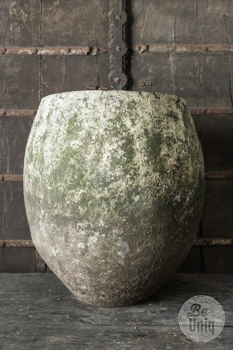 Be-Uniq Oude Verweerde Kruik | Indonesië | H60 x D58 cm