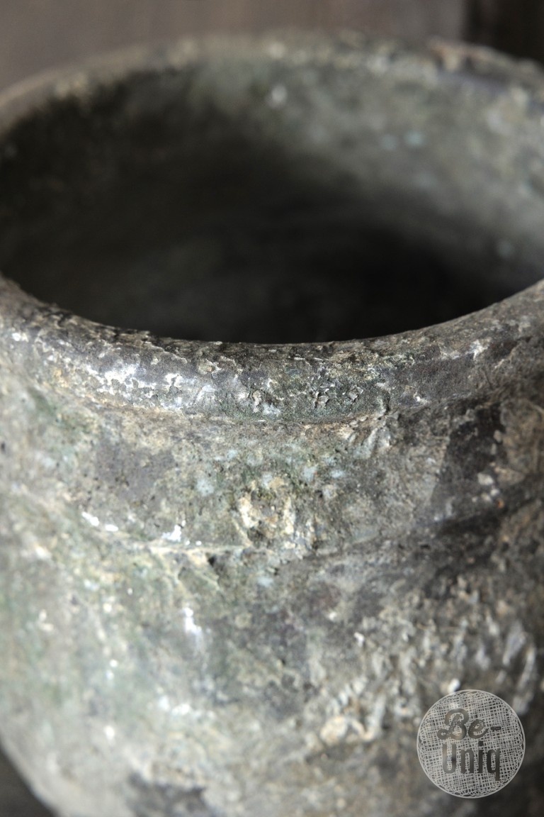 Be-Uniq Oude Verweerde Kruik | Indonesië | H22 x D21 cm