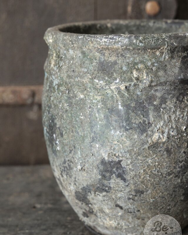 Be-Uniq Oude Verweerde Kruik | Indonesië | H22 x D21 cm