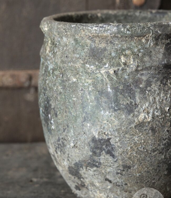 Be-Uniq Oude Verweerde Kruik | Indonesië | H22 x D21 cm