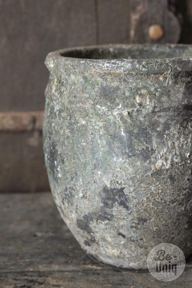 Be-Uniq Oude Verweerde Kruik | Indonesië | H22 x D21 cm