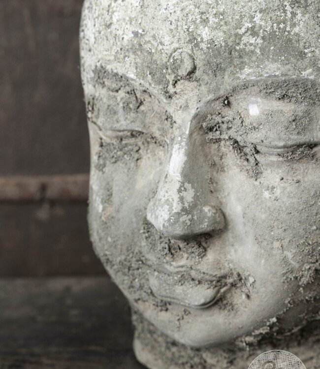 Be-Uniq Verweerd Buddha-Hoofd | H35 x B29 x D27 cm