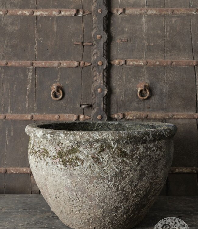 Be-Uniq Oude Verweerde Pot | Indonesië | H34 x D54 cm