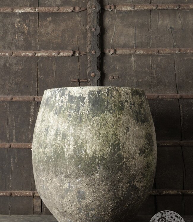 Be-Uniq Oude Verweerde Pot | Indonesië | H61 x D52 cm