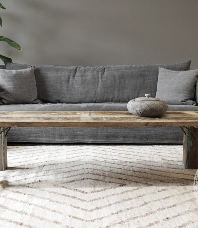 Be-Uniq Oude Salontafel | India | H48 x B178 x D55 cm