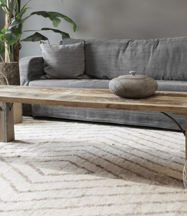 Be-Uniq Oude Salontafel | India | H48 x B178 x D55 cm