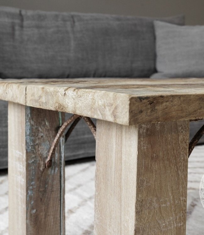 Be-Uniq Oude Salontafel | India | H48 x B178 x D55 cm