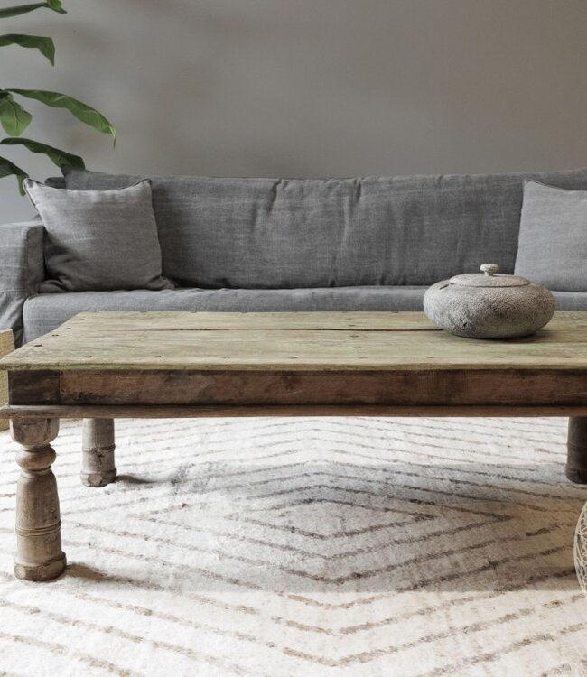 Be-Uniq Oude Salontafel | India | H46 x B145 x D82 cm