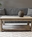 Be-Uniq Salontafel Met Plank | Oud Hout | H46 x B120 x D70 cm
