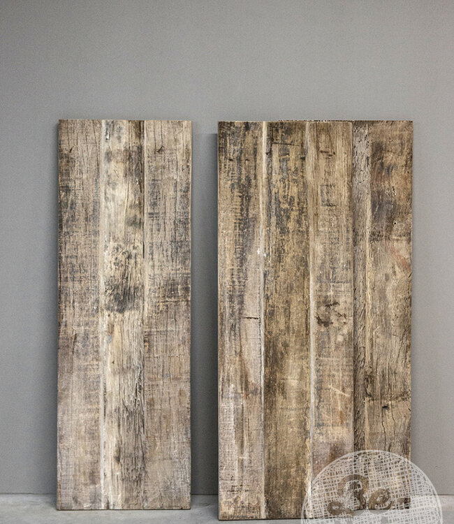 Be-Uniq Losse Plank | Oud Verweerd Hout | 3 Maten