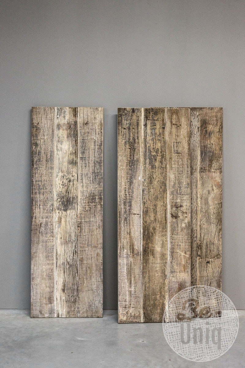 Be-Uniq Losse Plank | Oud Verweerd Hout | 3 Maten