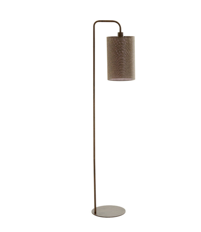 Light&Living Vloerlamp Donio | Hout | Bruin | H155 x B33,5 x D28 cm