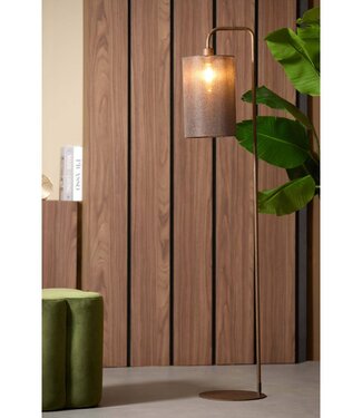 Light&Living Vloerlamp Donio | Hout | Bruin | H155 x B33,5 x D28 cm