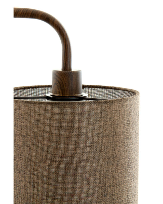Light&Living Vloerlamp Donio | Hout | Bruin | H155 x B33,5 x D28 cm