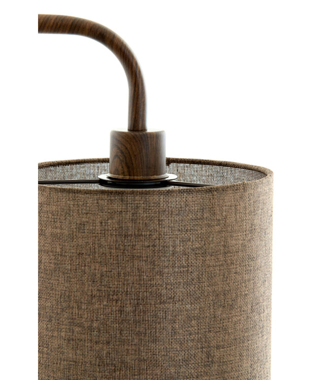 Light&Living Vloerlamp Donio | Hout | Bruin | H155 x B33,5 x D28 cm