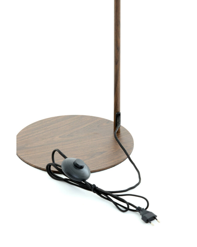 Light&Living Vloerlamp Donio | Hout | Bruin | H155 x B33,5 x D28 cm