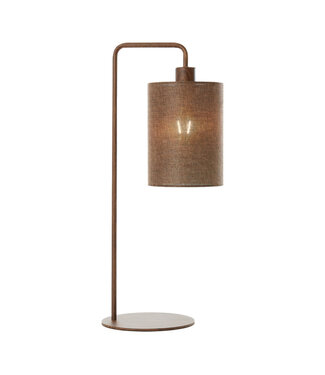 Light&Living Tafellamp Donio | Hout | Bruin | H59,5 x B26 x D20 cm