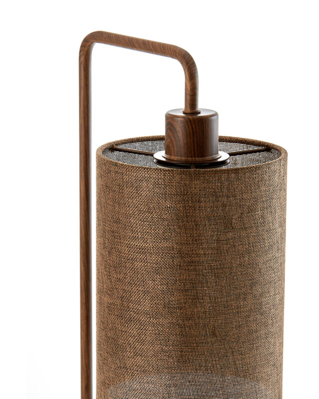 Light&Living Tafellamp Donio | Hout | Bruin | H59,5 x B26 x D20 cm