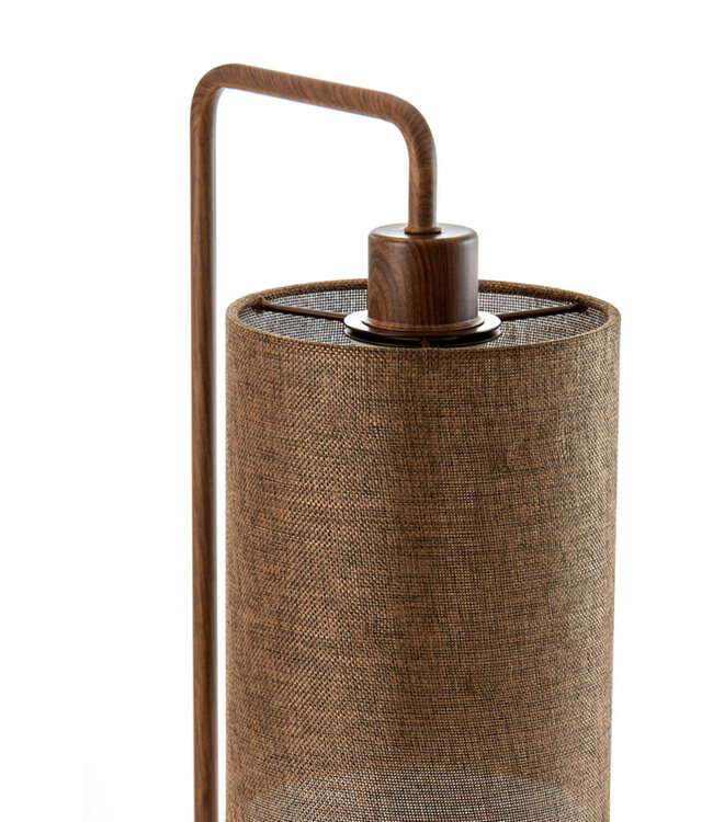 Light&Living Tafellamp Donio | Hout | Bruin | H59,5 x B26 x D20 cm