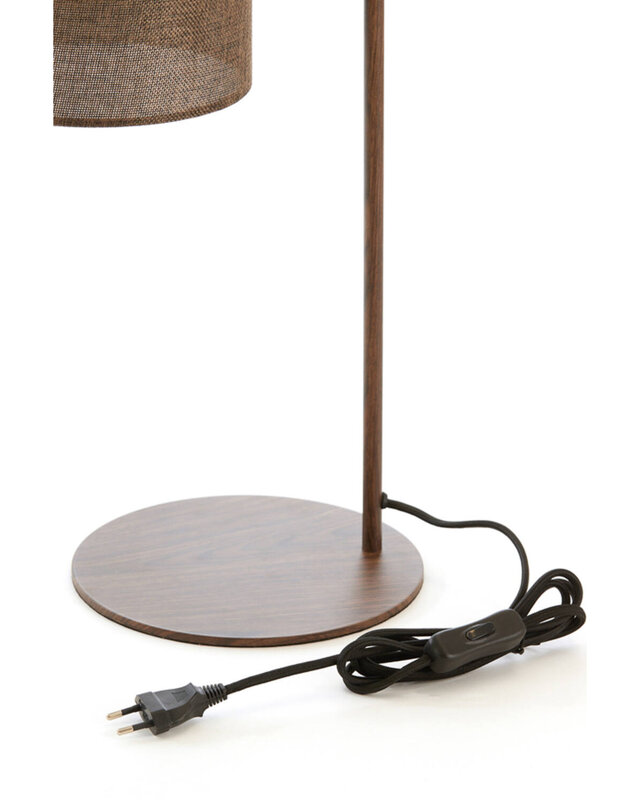 Light&Living Tafellamp Donio | Hout | Bruin | H59,5 x B26 x D20 cm