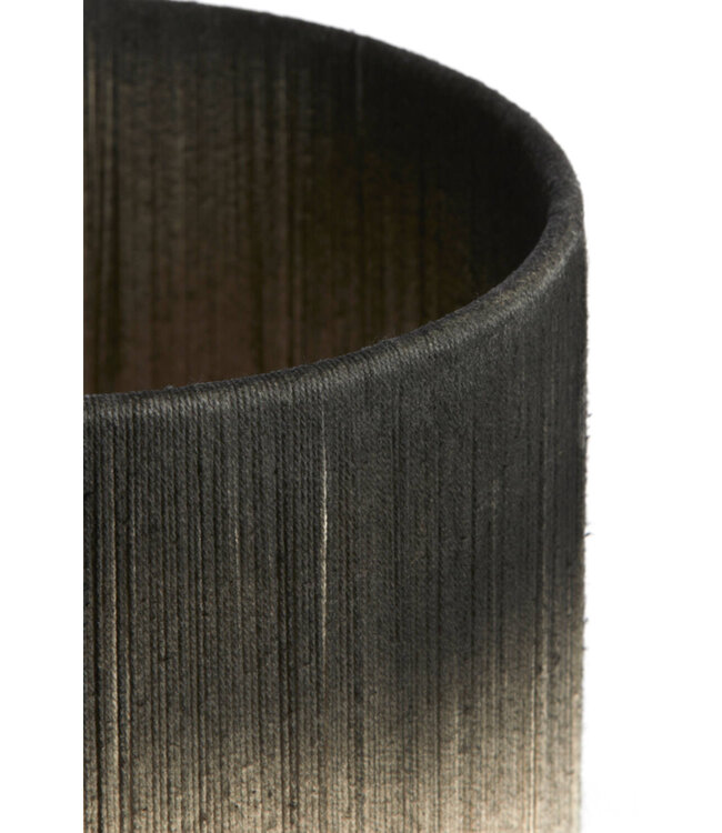 Light&Living Lampenkap Tossa | Zwart-Crème | Jute | 4 Maten