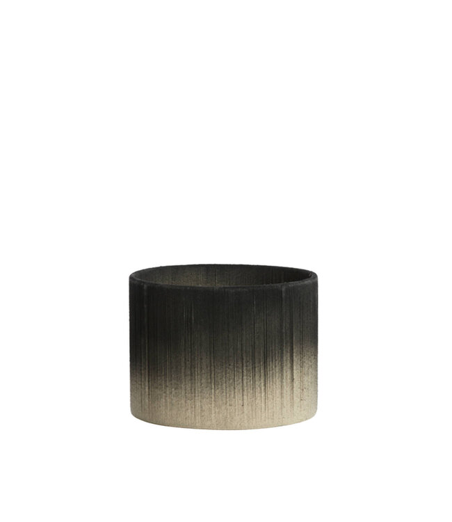 Light&Living Lampenkap Tossa | Zwart-Crème | Jute | 4 Maten