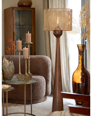Light&Living Lampenkap Tossa | Naturel | Jute | 2 Maten