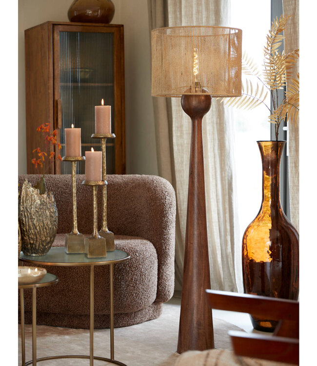 Light&Living Lampenkap Tossa | Naturel | Jute | 2 Maten