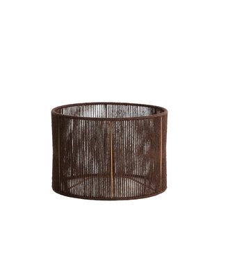 Light&Living Lampenkap Tossa | Donkerbruin | Jute | 2 Maten