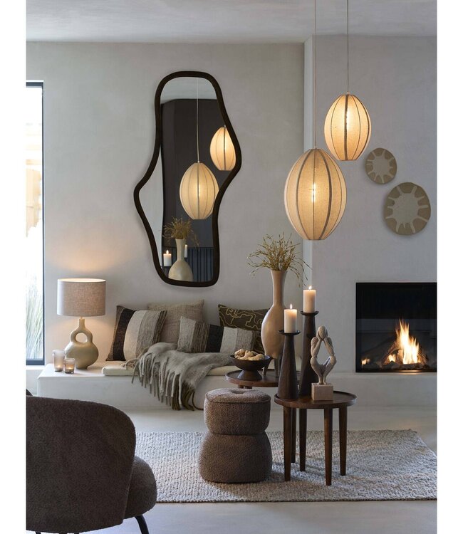 Light&Living Spiegel Celano | Hout | Bruin | 3 Maten