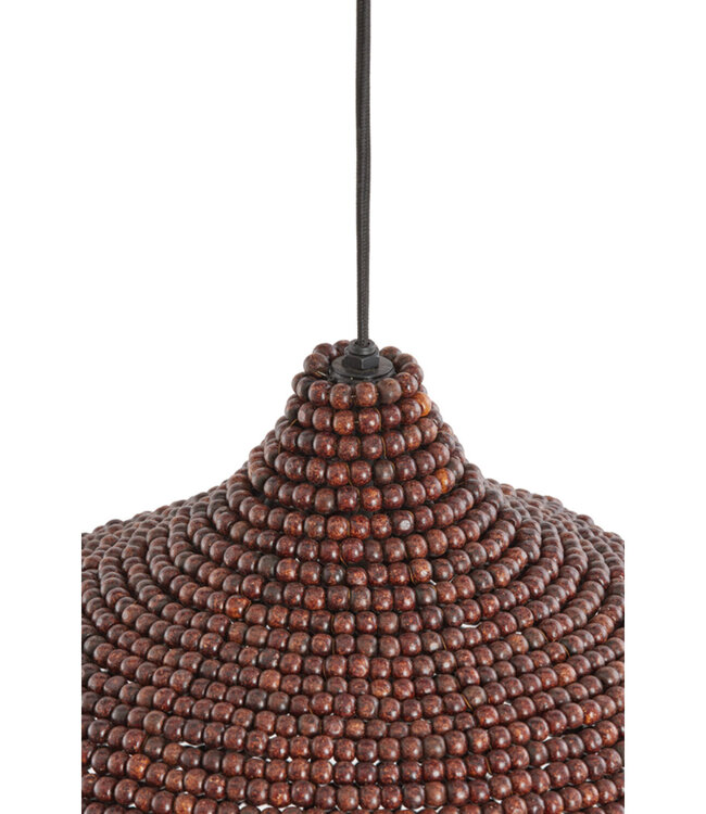 Light&Living Hanglamp Kalenga | Donkerbruin | 3 Maten