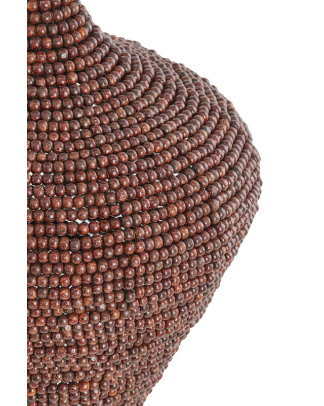Light&Living Hanglamp Kalenga | Donkerbruin | 3 Maten