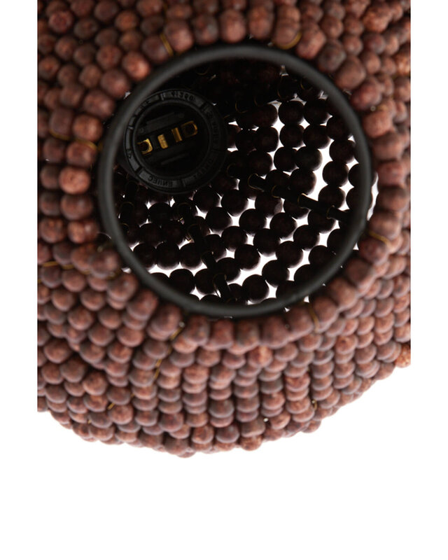 Light&Living Hanglamp Kalenga | Donkerbruin | 3 Maten