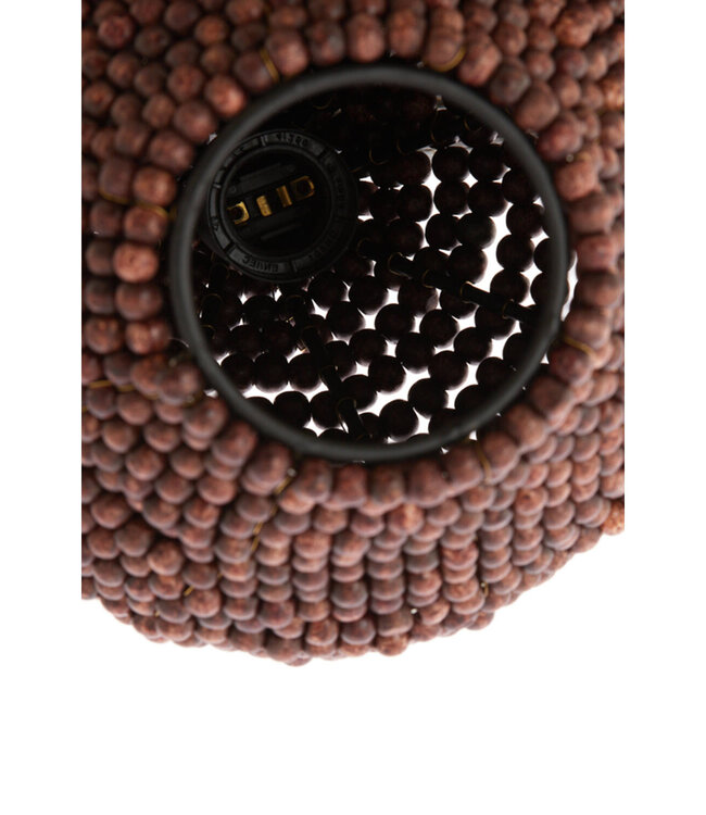 Light&Living Hanglamp Kalenga | Donkerbruin | 3 Maten