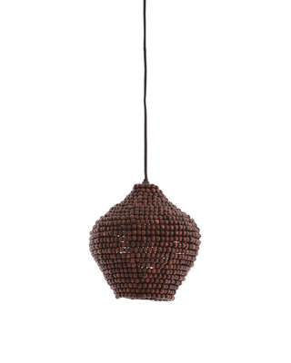 Light&Living Hanglamp Kalenga | Donkerbruin | 3 Maten