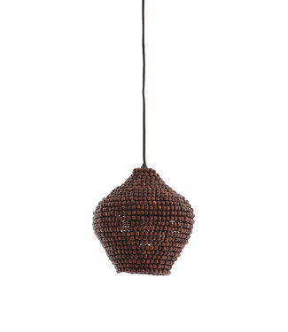 Light&Living Hanglamp Kalenga | Donkerbruin | 3 Maten