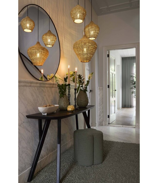 Light&Living Hanglamp Kalenga | Naturel | 2 Maten