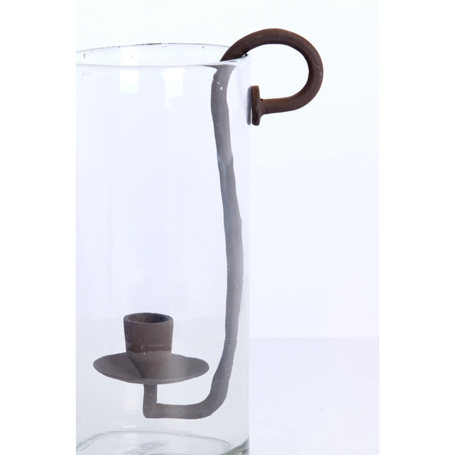 Light&Living Windlicht Dolega | Antiek Donkerbruin | 2 Maten