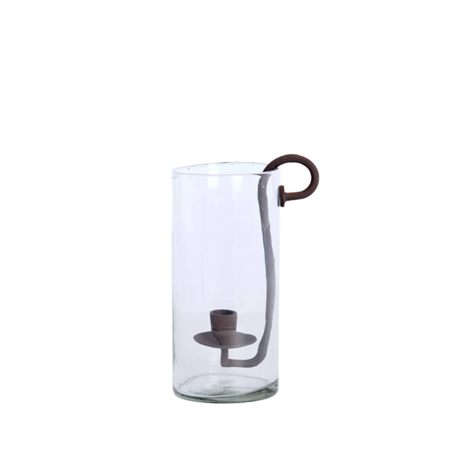 Light&Living Windlicht Dolega | Antiek Donkerbruin | 2 Maten