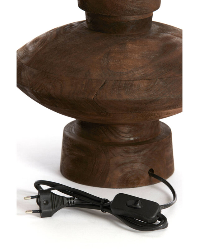 Light&Living Lampenvoet Fiera | Donkerbruin | H31 x D31 cm