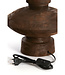 Light&Living Lampenvoet Fiera | Donkerbruin | H31 x D31 cm