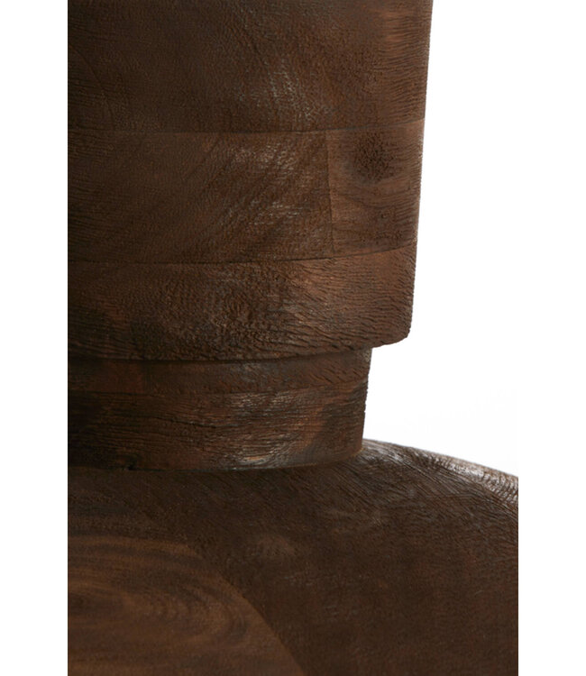 Light&Living Lampenvoet Fiera | Donkerbruin | H31 x D31 cm