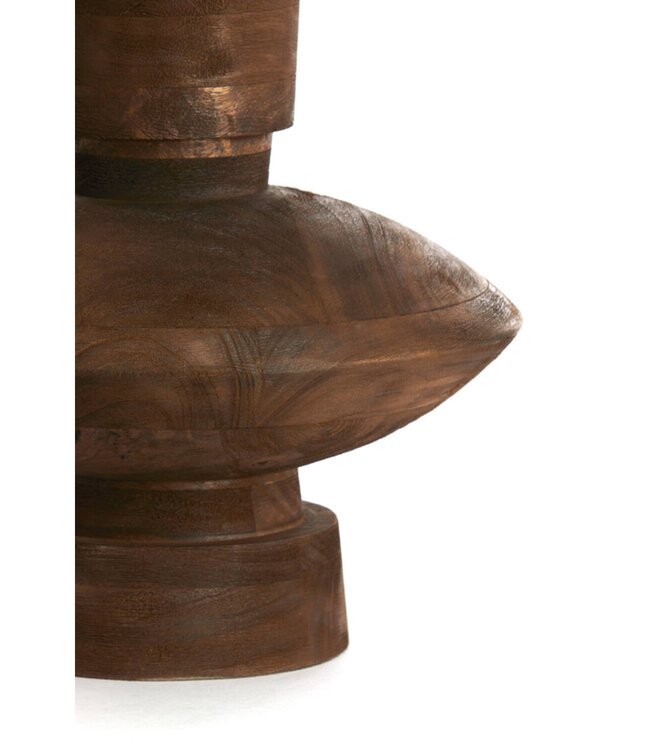 Light&Living Lampenvoet Fiera | Donkerbruin | H31 x D31 cm